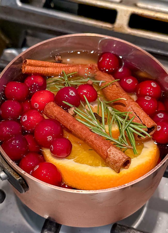 cranberry orange simmer pot recipe