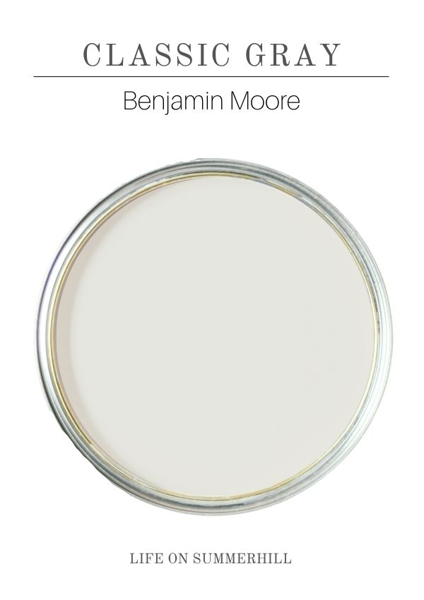 Benjamin Moore Classic Gray color for interior if selling a home.