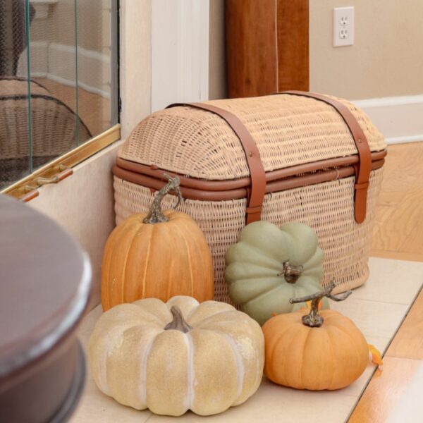 FAUX PUMPKIN FALL DECOR IDEAS