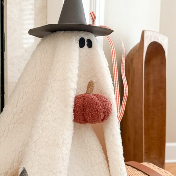 DIY sherpa ghost Pottery Barn dupe