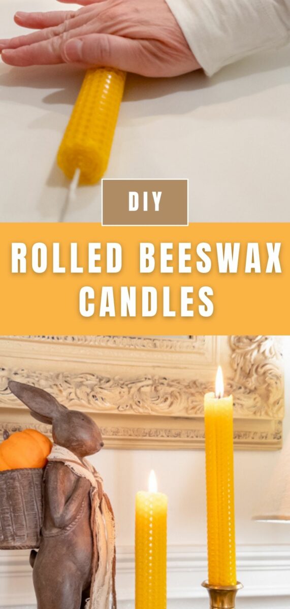 HOW TO MAKE ROLLED BEESWAX CANDLES