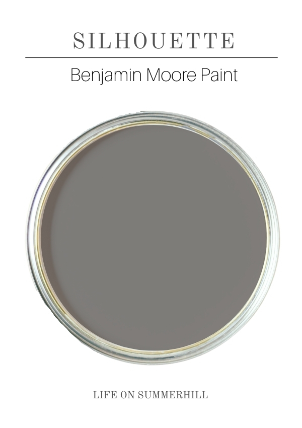 Benjamin moore paint color of the year 2026 called Silhouette.