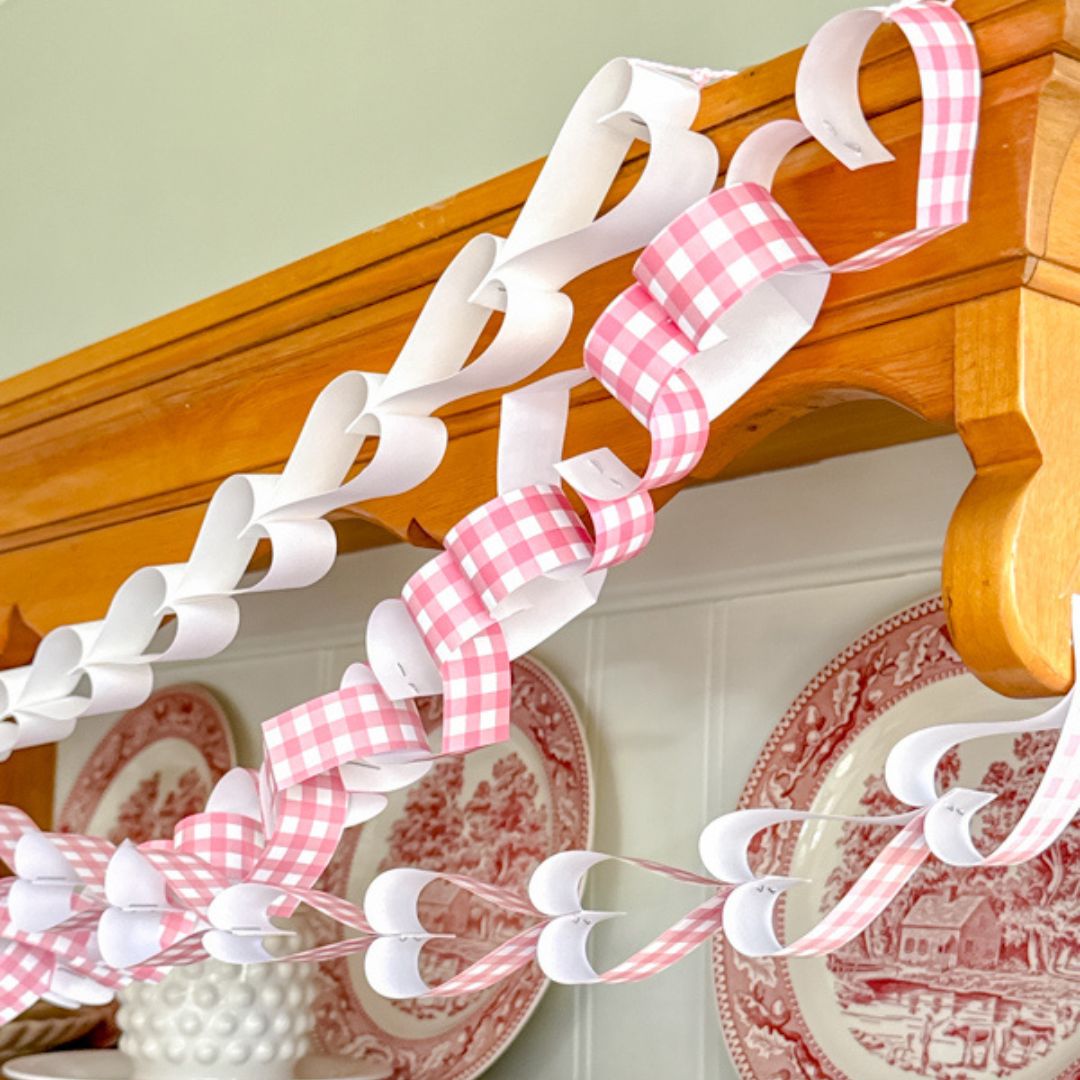 Heart Paper Chain DIY (Two Sweet Ways to Make One)