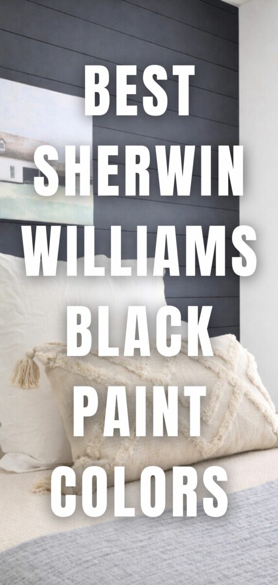 best sherwin williams black paint colors