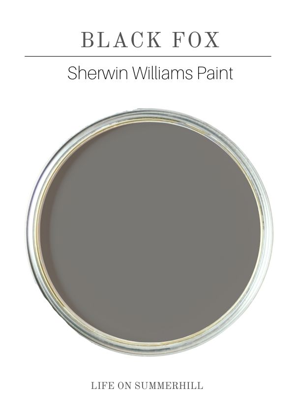 Sherwin Williams Black Fox