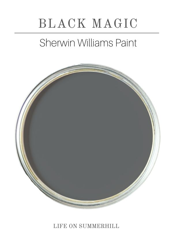 Sherwin Williams Black Magic