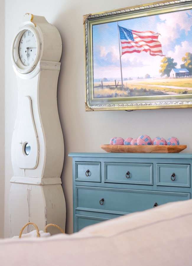 DIY dough bowl American flag ball decoration